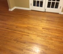 Red Oak clear grade flooring - pre-refinishing.