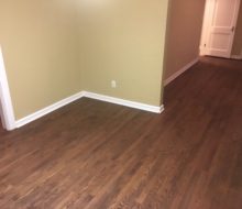 Red Oak clear grade flooring - stained & refinished