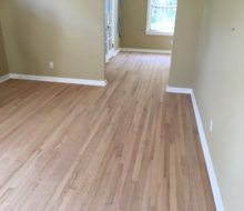Sanded Red Oak clear grade flooring