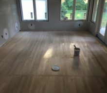 Woodwise filler on Red Oak clear grade flooring - addition.