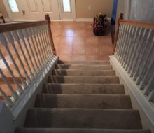 Carpeting on stairs to be removed