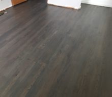 Refinished solid red oak flooring