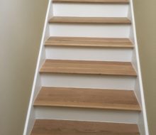 Solid White Oak stair treads