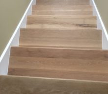 Solid White Oak stair treads