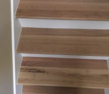 Solid White Oak stair treads