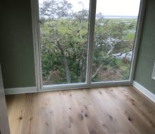 Wire brushed European White Oak flooring