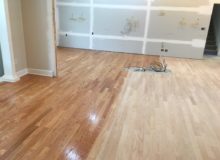 Refinishing peeled Red Oak flooring