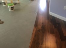 Installing Brazilian Pecan hardwood flooring