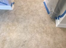 Old tile flooring to be removed