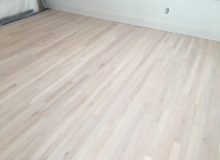 Whitened, mixed red and white oak flooring