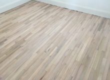 Whitened, mixed red and white oak flooring