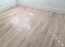 Whitened, mixed red and white oak flooring