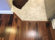 Installed Brazilian Pecan hardwood flooring