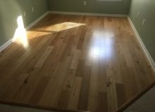 Engineered white oak wood flooring