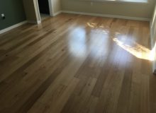 Engineered white oak wood flooring