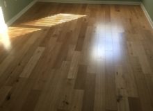 Engineered white oak wood flooring