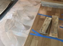 Installing engineered white oak wood flooring