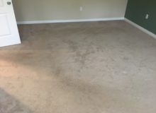 Old carpeting to be removed