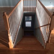 Refinished stairway