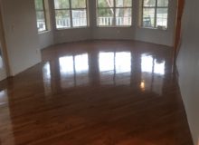 Refinishing repaired red oak flooring