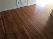 Repaired and refinished old Red Oak flooring