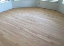 Sanded Red Oak flooring