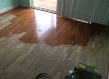 Sanding white oak flooring