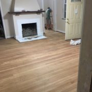 Applying Bona finish to old heart pine wood floors