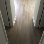 French/German White Oak wood flooring installed