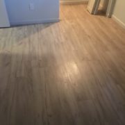 Installed laminate Oak flooring