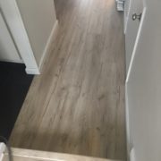 Installed laminate Oak flooring