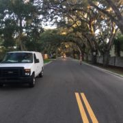 Another view of one of the prettiest streets in St. Augustine, Florida.