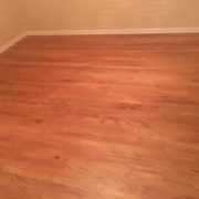 Refinished rotary peeled Red Oak flooring