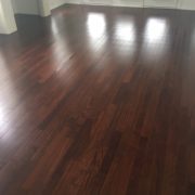 Brazilian Chestnut flooring installed