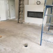 Concrete slab needs leveling prior to wood flooring installation