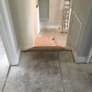 Concrete slab needs leveling prior to wood flooring installation