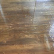 stain over rotary peeled engineered wood flooring