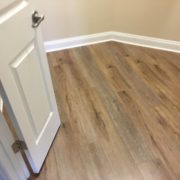 Luxury vinyl plank flooring - installed