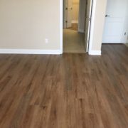 Luxury vinyl plank flooring - installed