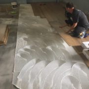 Installing wide white oak flooring