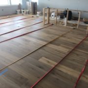 Installing french oak flooring with straps