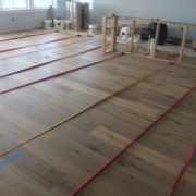 Installing french oak flooring with straps