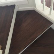 Match stained stair treads and landing