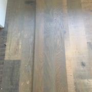 Matching stair tread stain to skip sawn-look White Oak flooring