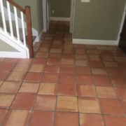 Mexican-style tile flooring to be removed.