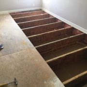 Replacing plywood subfloor