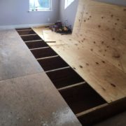 Replacing plywood subfloor