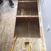 Replacing plywood subfloor