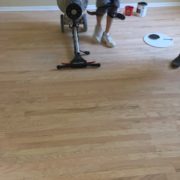 Sanding rotary peeled engineered wood flooring