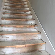 Staircase prior to stair tread installation